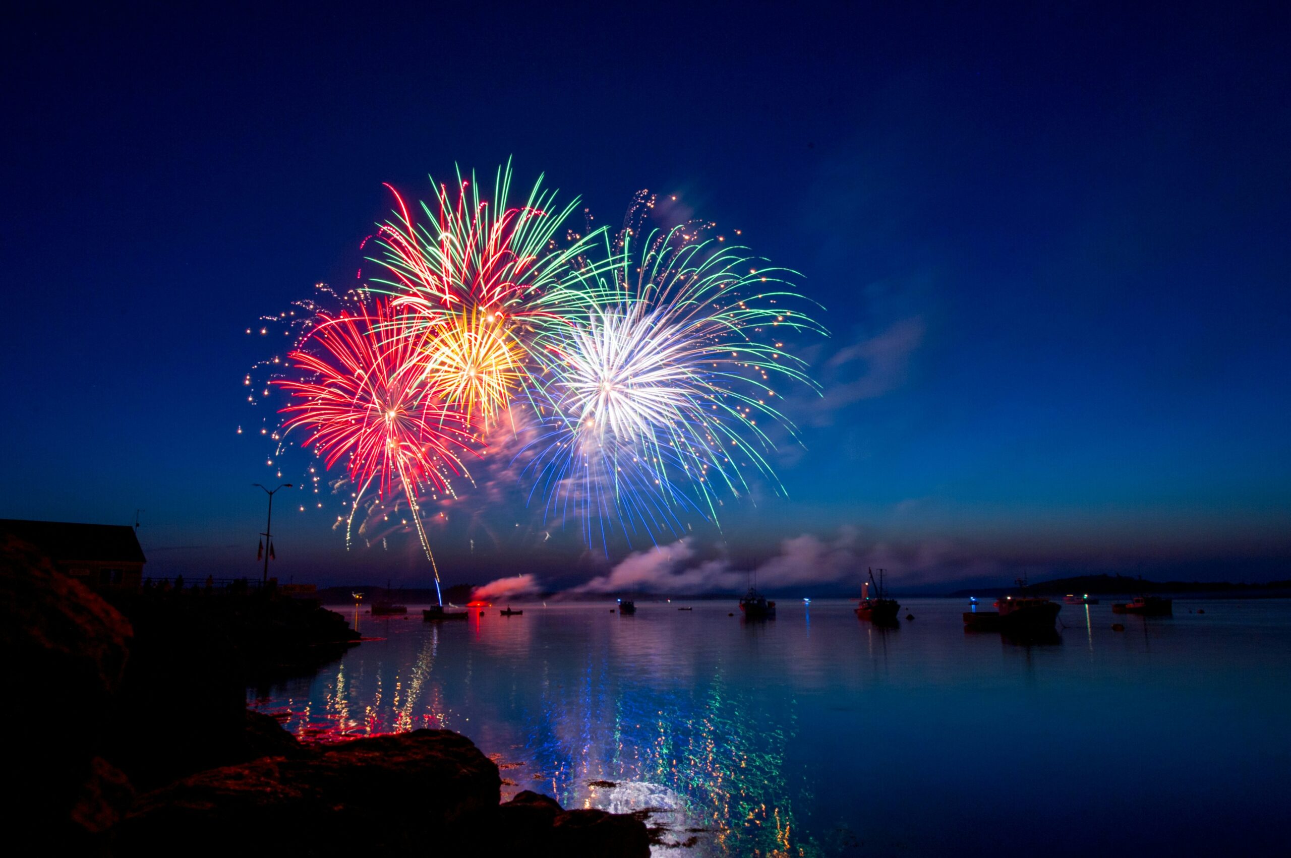 Fireworks Over the Fox